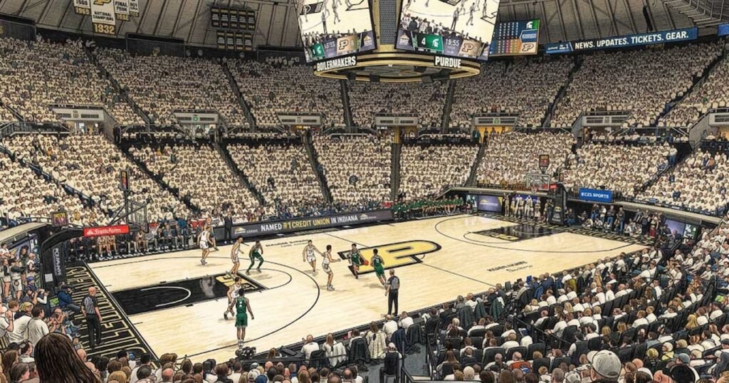 Mackey Arena during a men’s basketball game